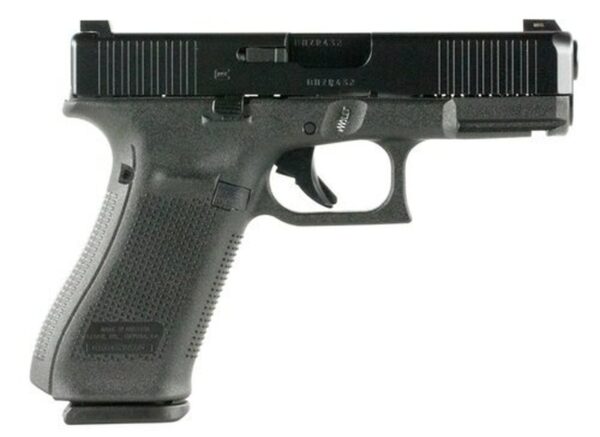 Glock G45 Compact, 9mm, 4.02" Barrel, 10rd, FS, Black nDLC Slide, Black Frame
