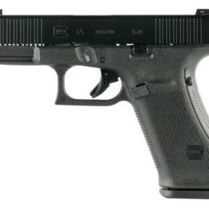 Glock G45 Compact, 9mm, 4.02" Barrel, 10rd, FS, Black nDLC Slide, Black Frame
