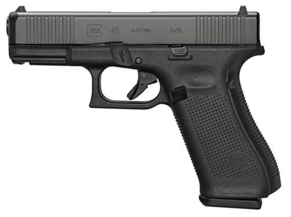 Glock G45, 9mm, 4.02" Barrel, 10rd, AmeriGlo FS, Black Frame, Black nDLC Slide