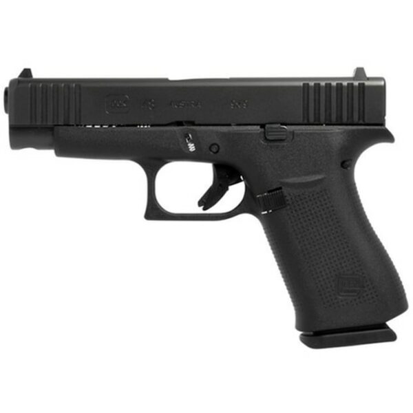 Glock G48 9mm, 4.17" Barrel, 10rd Mag, Black, Fixed Sights