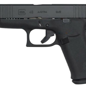 Glock G48, 9mm, 4.17" Barrel, 10rd, AmeriGlo Fiber Optic, Black