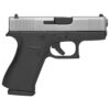 Glock 43X Silver Subcompact 9mm, 3.41" Barrel, Polymer Frame, Ameriglo Night Sights, 2x10rd Mags