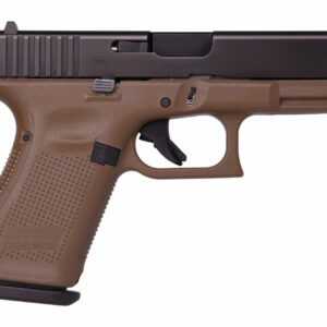 Glock 19 Gen 5 9mm Flat Dark Earth Frame Fixed Sights 15rd Mag