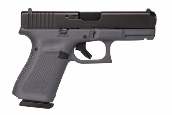 Glock 19 Gen 5 9mm Gray Frame Fixed Sights 15rd Mag