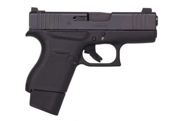 Glock G43 Vickers 9mm, 3.39" Barrel, Ameriglo Pro-Dot FS/BLK Rear, Black, 6rd