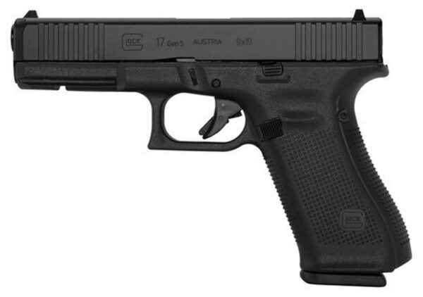 Glock G17 Gen5 9mm, 4.49" Barrel, Fixed Sights, 10rd