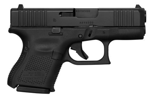 Glock RENTAL G26 Gen 5 9mm, 3.43" Barrel, Black, Fixed Sights, 10rd - Firearm | The Gun Shop
