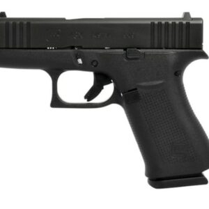 Glock G43X 9mm, 3.41", Black, 10rd, Fixed Sights