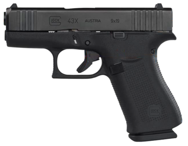 Glock 43X 9mm, 3.41" Barrel, AmeriGlo Night Sights, 2x10rd Mags