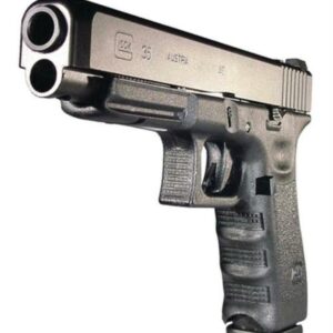 Glock, 35, Safe Action, Longslide Size Pistol, 40S&W, 5.32" Barrel, Polymer Frame, Matte Finish, Adjustable Sights, 15Rd, Prac/Tac, 2 Magazines, Glock OEM Rail, Right Hand