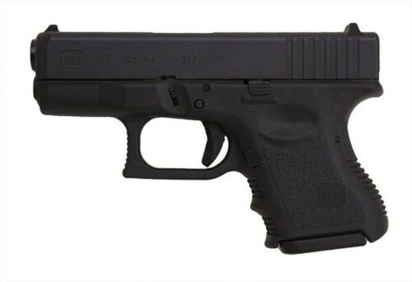 Glock G33 Standard 357 Sig 3.46" Barrel, Fixed Sights Poly Grip/Frame Black, 9rd