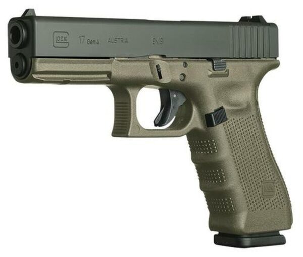Glock G17 Gen4 9mm OD Green Frame Factory