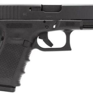 Glock, 19 Gen4, Striker Fired, Compact, 9mm, 4.02" Barrel, Polymer Frame, Matte Finish, Fixed Sights, 15Rd, 3 Magazines