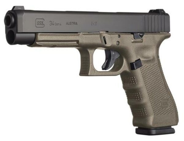 Glock G34 Gen4 OD Green Frame Factory 9x19