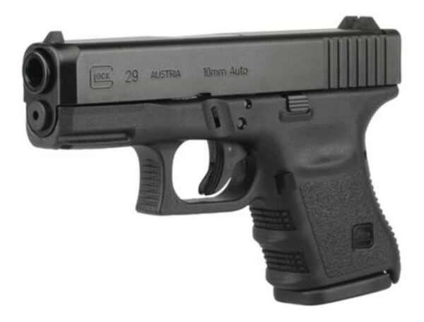 Glock G29 Gen4 10MM 3.78 Inch Barrel Black Fixed Sights 10 Round Mag
