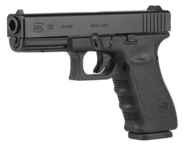 Glock G20 Gen4 10mm Auto 4.6" Barrel Black Fixed Sights 10rd Mag