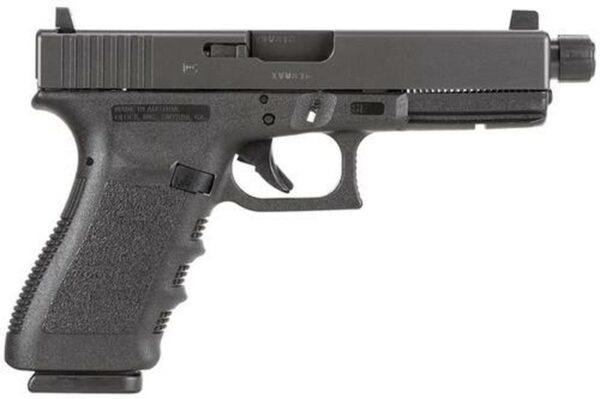 Glock G21SF Threaded Barrel DAO 45 ACP 4.6" Barrel, Integral Grip Black, 10rd