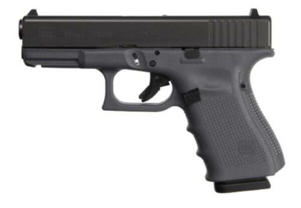 Glock G19 Gen4 9mm, 4" Barrel, Grey, 3x15rd Mags