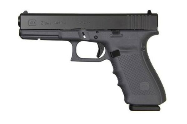 Glock G21 Gen4, 45 ACP, 13rd, 4.6", Gray Frame, Black Slide