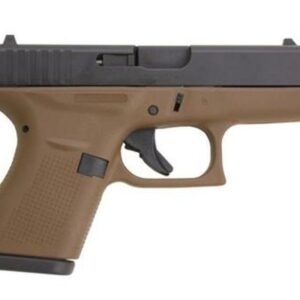 Glock G42 .380 ACP, 3.25" Barrel,Flat Dark Earth Frame, 6rd