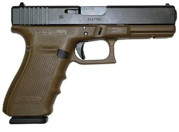 Glock 20 Gen4, 10mm, 4.6",, , Flat Dark Earth Frame, FS , 10 rd