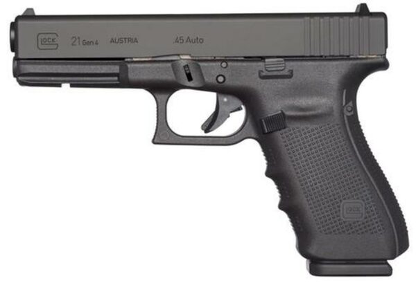 Glock G21 Gen4, 45 ACP, 4.6", 13rd, Black, US Made