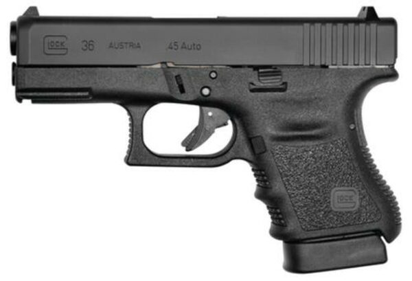 Glock G36 45 ACP 3.78" Barrel Fixed Sights, Rail 6 Rd Mag