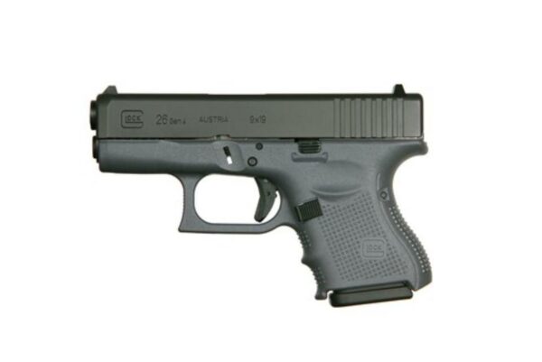 Glock G26 G4 9mm 3.4" Barrel Full Gray Cerakote Finish 10rd Mag