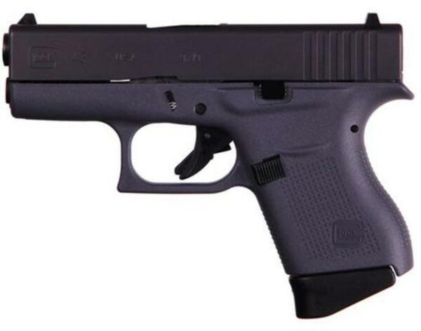 Glock G43 Gen3, 9mm, 3.39" Barrel, Gray Frame 6rd Mag