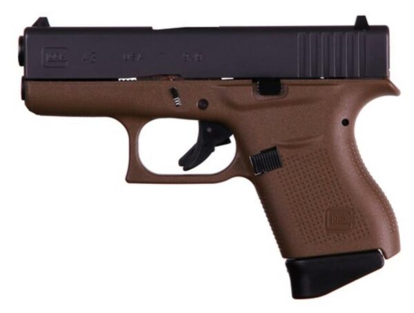 Glock G43 Gen3 9MM 3.4" Barrel Flat Dark Earth 6rd Mag