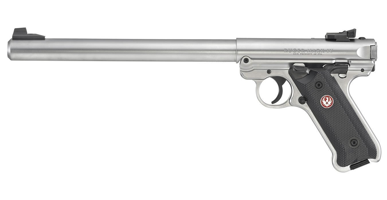 Mark IV Target Stainless 22LR Rimfire Pistol with 10-inch Barrel - Firearms | The Gun Shop
