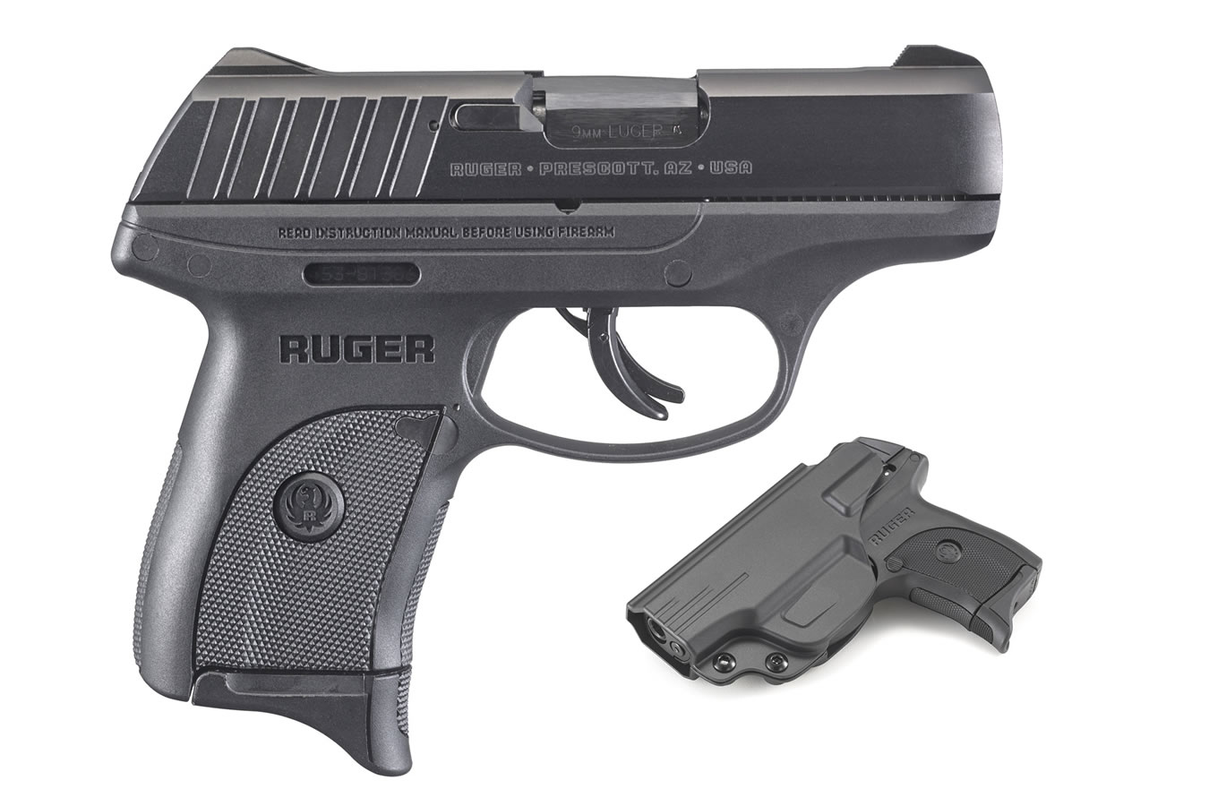 EC9s 9mm Striker-Fired Pistol with High-Tech Polymer IWB Holster - Firearms | The Gun Shop