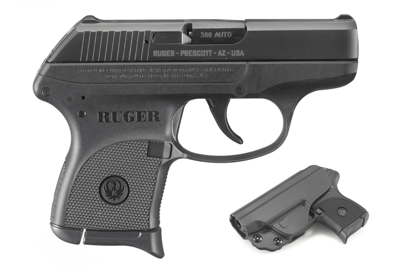 LCP 380 ACP Carry Conceal Pistol with IWB Holster - Firearms | The Gun Shop