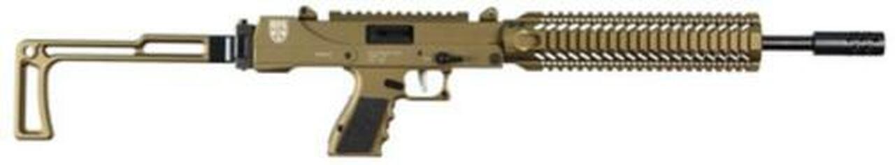 Masterpiece Arms Defender Carbine, 9mm, 16.2",, , Folding Stock, Burnt Bronze, 17 rd