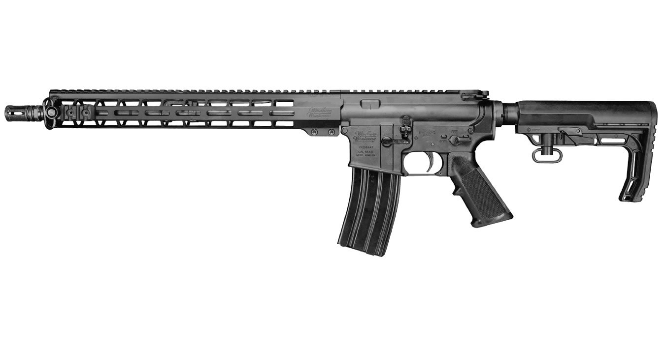 WW-15 223/5.56mm AR15 w/ Minimalist Stock, M-LOK Free-Float Forend, and 1:7 Twist Rate - Firearms | The Gun Shop