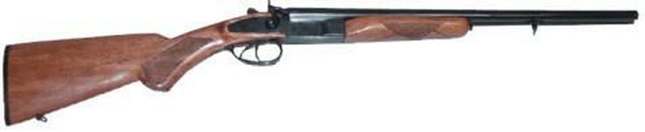 CIA JW-2000 Coach Side by Side 12 ga 20" 3" Hardwood Dark Stock Blued