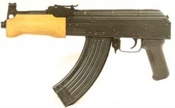 F.A. Cugir Mini Draco AK-47 Pistol, Semi-auto, 762X39, 7.75" Barrel, Polymer Grip, Wood Furniture, 1-30 Rd Mag