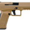 Canik TP9SA Mod.2 9mm, 4.46" Barrel, Desert Tan, 18rd Mag