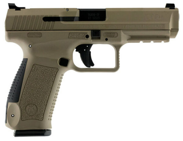 Canik TP9SF, 9mm, 4.46" Barrel, 18rd, Desert Tan Cerakote