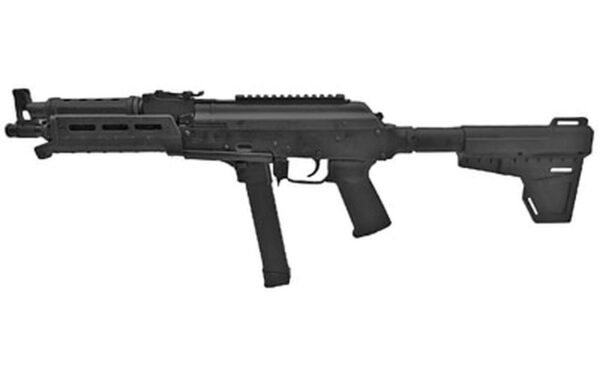 Century Draco NAK 9X AK Pistol 9mm, 11" Barrel, Shockwave Blade Brace, Magpul MOE Forend, 33rd Mag