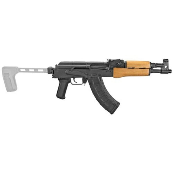 F.A.Cugir Draco AK-47 Pistol, Romanian, 7.62X39, 12.25" Barrel, Wood Forend, Picatinny Arm Brace Mount, 30Rd Mag