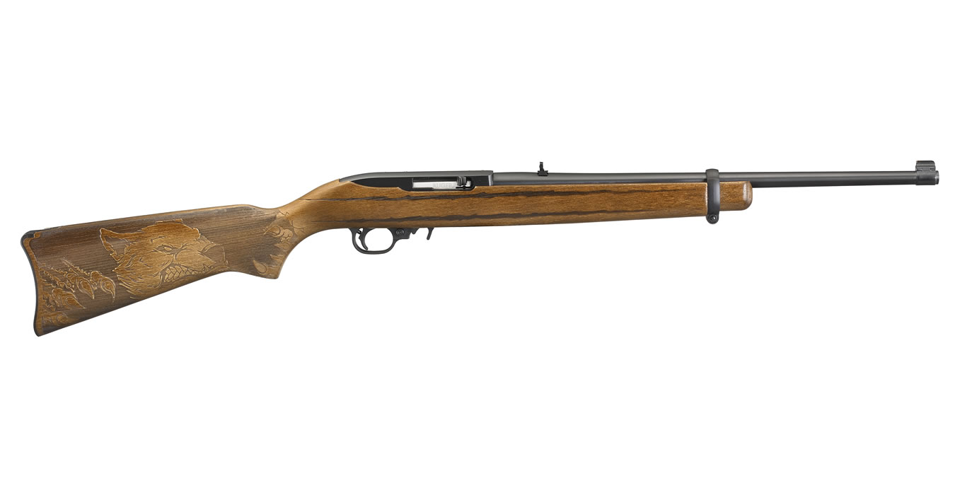 10/22 22LR Rimfire Rifle with Engraved Wolf Stock (Talo Exclusive) - Firearms | The Gun Shop