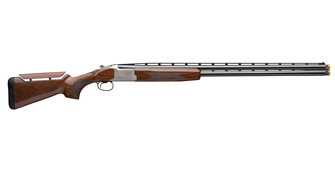 Citori CX White 12 Gauge Over and Under Shotgun with Adjustable Comb and Gloss Walnut Stock - Firearms | The Gun Shop