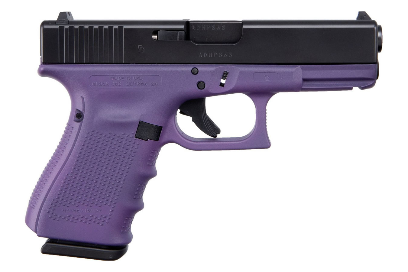 19 Gen4 9mm Pistol with Cerakote Purple Finish - Firearms | The Gun Shop