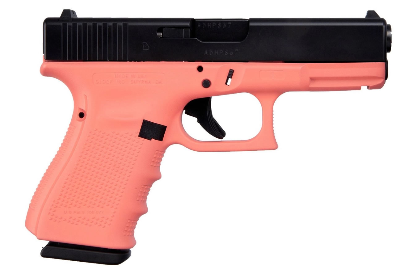 19 Gen4 9mm Pistol with Cerakote Coral Finish - Firearms | The Gun Shop