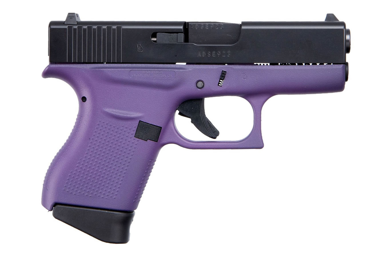 43 9mm Carry Conceal Pistol with Cerakote Purple Grip Frame - Firearms | The Gun Shop