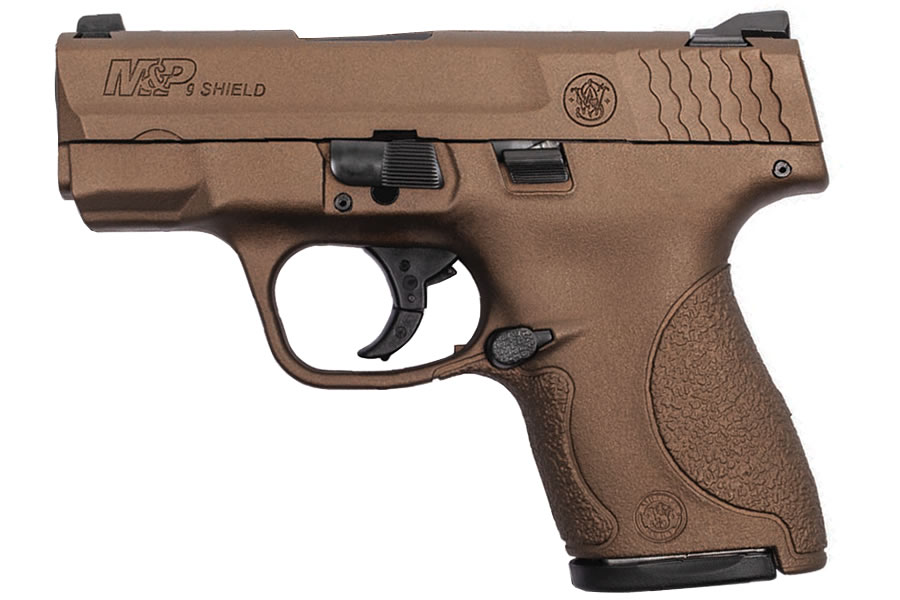 MP9 Shield 9mm Carry Conceal Pistol with Burnt Bronze Cerakote Finish (No Thumb - Firearms | The Gun Shop