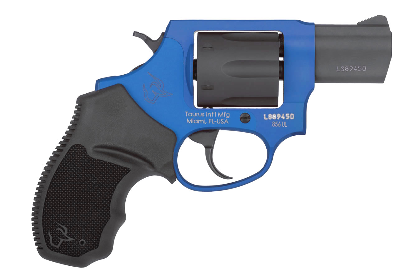 856 Ultra Lite 38 Special Double-Action Revolver with Cobalt Blue/Black Finish