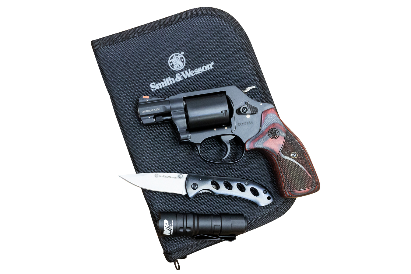Model 360 357 Magnum Revolver EDC Kit with Charcoal/Ruby Wood Grips - Firearms | The Gun Shop
