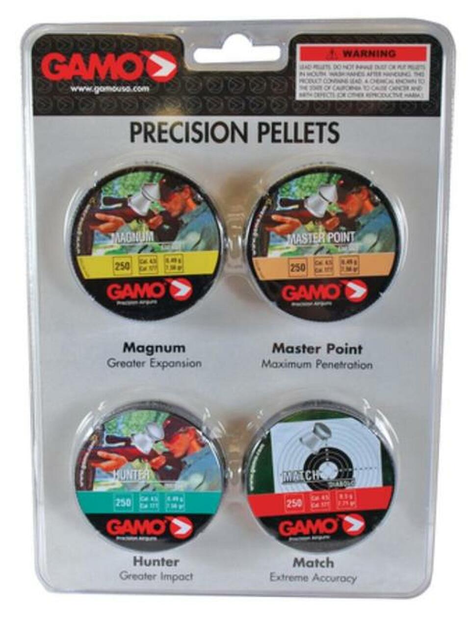 Gamo Precision Pellet Combination Pack .177 Caliber 1000 Count